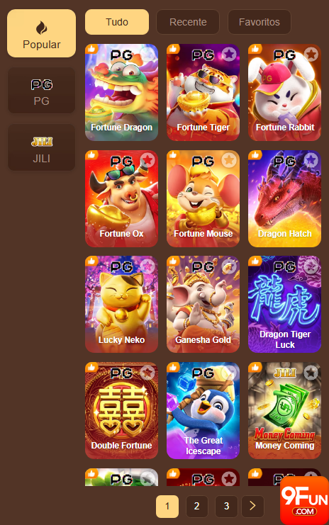 9fun.com - aproveitar os melhores jogos online