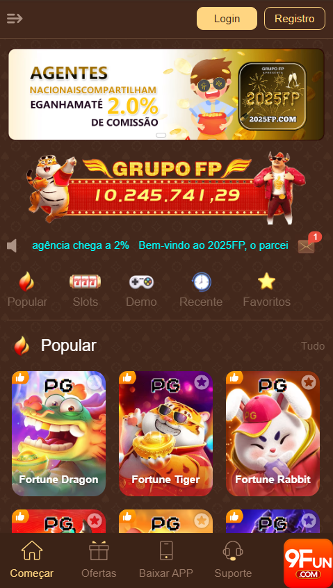 9fun.com Interface